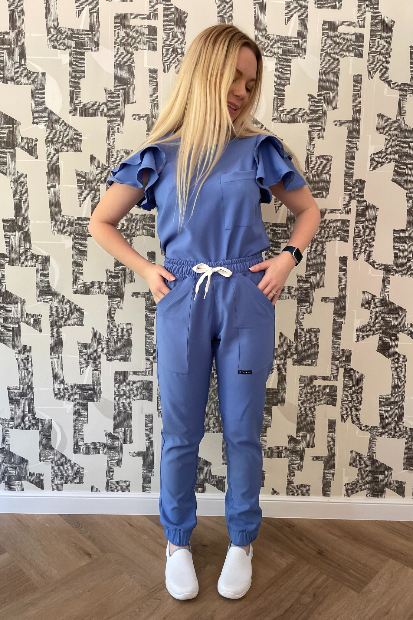 FAHMEEDA SET AZURE BLUE