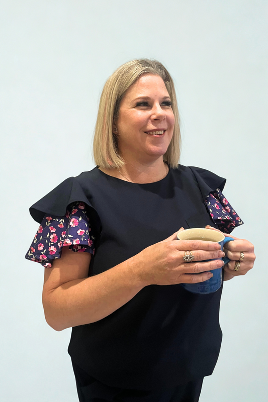 FAHMEEDA SET NAVY FLORAL