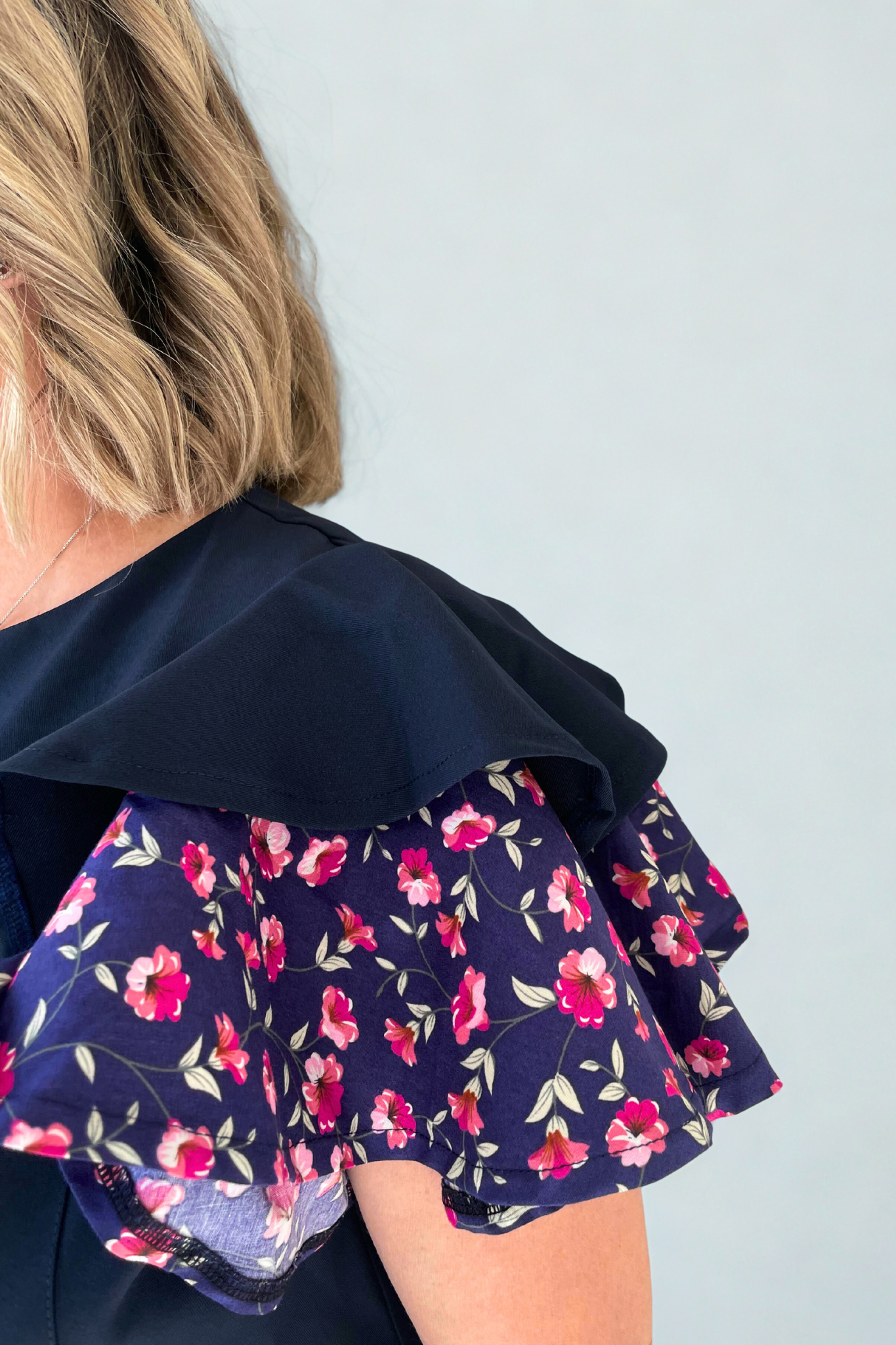 FAHMEEDA SET NAVY FLORAL