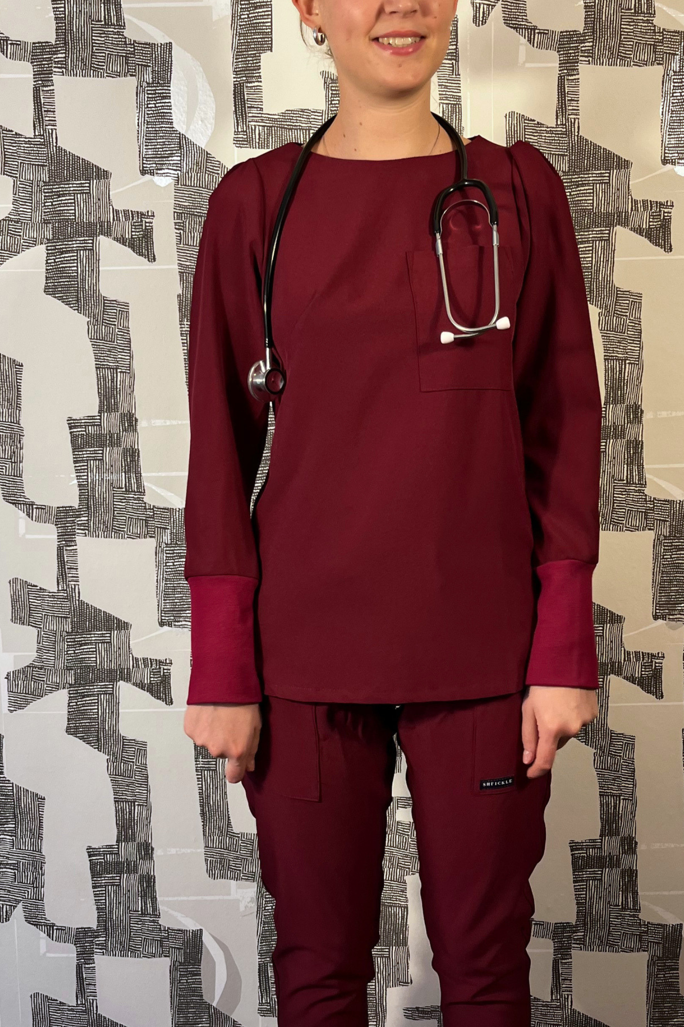 NICOLA SET BURGUNDY