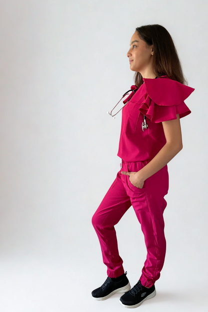 FAHMEEDA SET RASPBERRY PINK