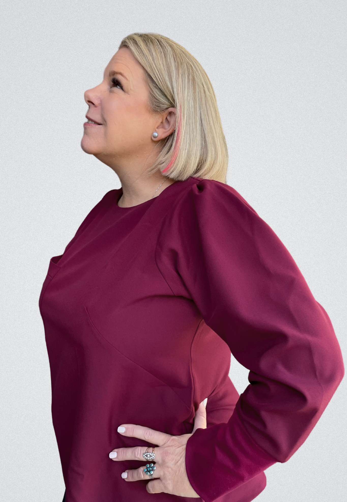 NICOLA SET BURGANDY