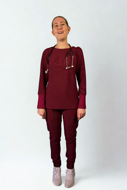 NICOLA SET BURGUNDY