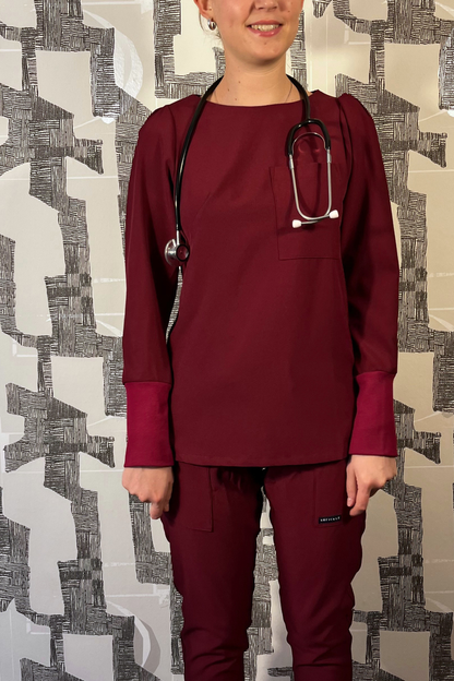 NICOLA SET BURGUNDY