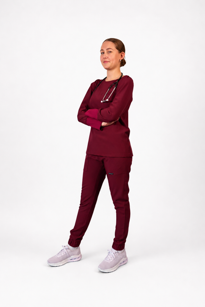 NICOLA SET BURGUNDY