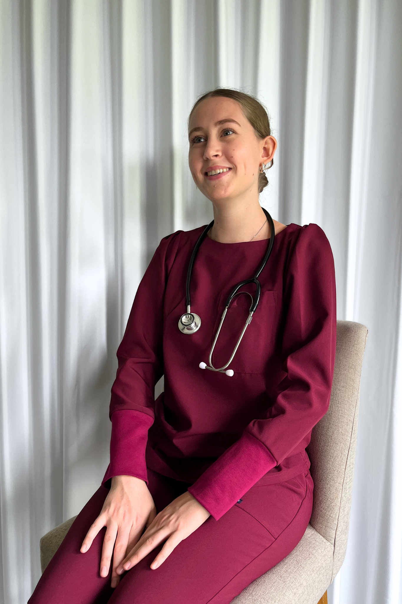 NICOLA SET BURGUNDY
