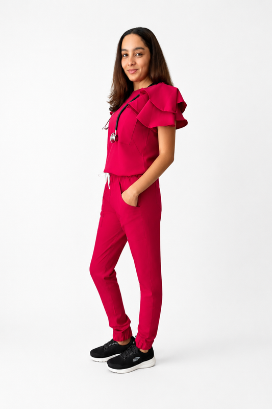 FAHMEEDA SET RASPBERRY PINK