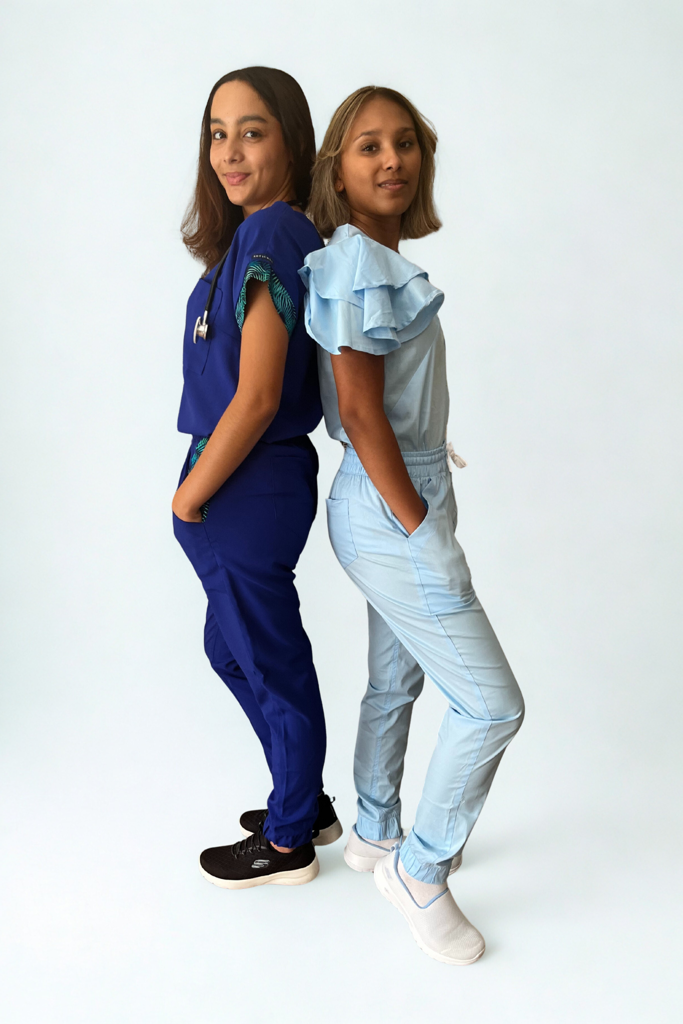 FAHMEEDA SET SKY BLUE