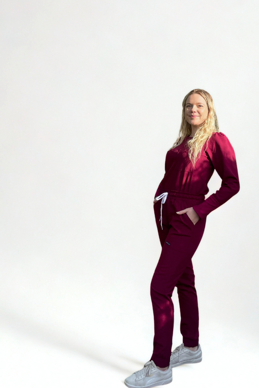 NICOLA SET BURGANDY